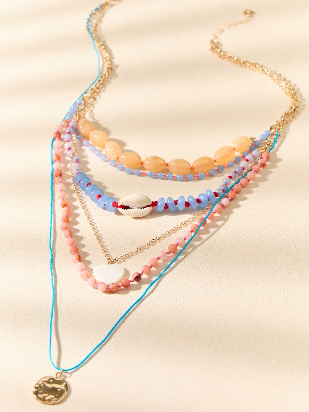NWT Altar’d state Color Strand Layered
Necklace in Multi